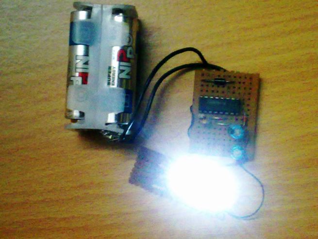 高效LED火炬原型