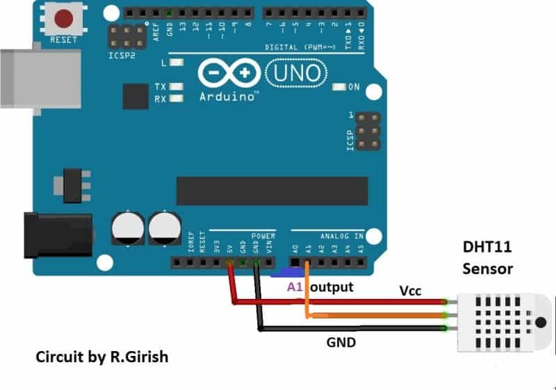 与Arduino接口DH11