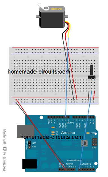 Arduino伺服电机控制